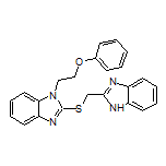 2-[[(2-苯并咪唑基)甲基]硫基]-1-(2-苯氧基乙基)苯并咪唑