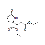 2-(3-乙氧基-3-氧代丙基)-5-氧代吡咯烷-2-甲酸乙酯