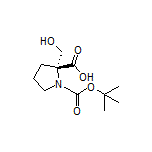 1-Boc-2-(R)-(羟甲基)吡咯烷-2-甲酸