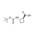 (1S,2S)-2-(Boc-氨基)环丁烷甲酸