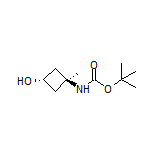 反式-3-(Boc-氨基)-3-甲基环丁醇