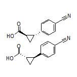 反式-2-(4-氰基苯基)环丙烷甲酸