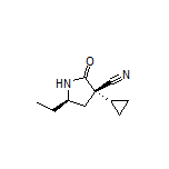 (3S,5R)-3-环丙基-5-乙基-2-氧代吡咯烷-3-甲腈