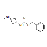 反式-N1-Cbz-N3-甲基环丁烷-1,3-二胺