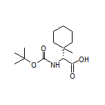 (R)-2-(Boc-氨基)-2-(1-甲基环己基)乙酸