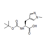 (S)-2-(Boc-氨基)-3-(1-甲基-4-吡唑基)丙酸