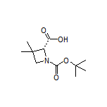 (R)-1-Boc-3,3-二甲基氮杂环丁烷-2-甲酸