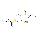 (3S,4S)-1-Boc-3-羟基哌啶-4-甲酸乙酯