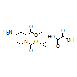 (2R,4S)-1-Boc-4-氨基哌啶-2-甲酸甲酯草酸盐