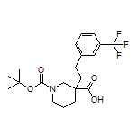 1-Boc-3-[3-(三氟甲基)苯乙基]哌啶-3-甲酸