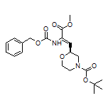 (S,Z)-3-(4-Boc-吗啉-2-基)-2-(Cbz-氨基)丙烯酸甲酯