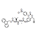 碳酸[1-[4-[(S)-2-[(S)-2-(Fmoc-氨基)-3-甲基丁酰氨基]丙酰氨基]苯基]丁-3-炔-1-基]酯[(4-硝基苯基)]酯