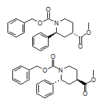 反式-1-Cbz-2-苯基哌啶-4-甲酸甲酯