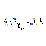 N-Boc-1-[3-[5-(甲砜基)-1,3,4-噁二唑-2-基]苯基]甲胺