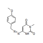 6-[(4-甲氧基苄基)二氮烯基]-3-甲基嘧啶-2,4(1H,3H)-二酮