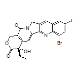 (S)-7-溴-4-乙基-4-羟基-9-碘-1H-吡喃并[3’,4’:6,7]吲嗪并[1,2-b]喹啉-3,14(4H,12H)-二酮