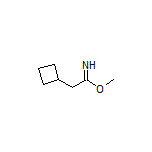 2-环丁基乙酰亚氨酸甲酯