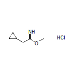 2-环丙基乙酰亚氨酸甲酯盐酸盐