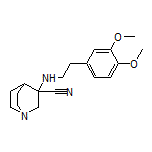 3-[(3,4-二甲氧基苯乙基)氨基]奎宁环-3-甲腈