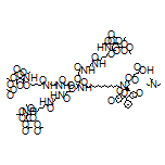 4-[[(3R,5S)-1-[1-[[(2R,3R,4R,5R,6R)-3-乙酰氨基-4,5-二乙酰氧基-6-(乙酰氧基)四氢-2H-吡喃-2-基]氧基]-16,16-双[[3-[[3-[5-[[(2R,3R,4R,5R,6R)-3-乙酰氨基-4,5-二乙酰氧基-6-(乙酰氧基甲基)四氢-2H-吡喃-2-基]氧基]戊酰氨基]丙基]氨基]-3-氧代丙氧基]甲基]-5,11,18-三氧代-14-氧杂-6,10,17-三氮杂二十九烷-29-酰基]-5-[[双(4-甲氧基苯基)(苯基)甲氧基]甲基]-3-吡咯烷基]氧基]-4-氧代丁酸 三乙胺盐