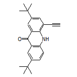 2,7-二叔丁基-4-乙炔基吖啶-9(10H)-酮