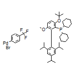 [3-(叔丁氧基)-2’,4’,6’-三异丙基-6-甲氧基-2-联苯基]二环己基膦[4-(三氟甲基)苯基]溴化钯(II)