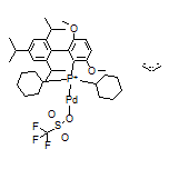 三氟甲磺酸(2-二环己基膦-3,6-二甲氧基-2’,4’,6’-三异丙基-1,1’-联苯)(η3-​2-​丙烯-​1-​基)钯(II)
