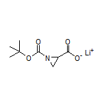 1-Boc-氮杂环丙烷-2-甲酸锂