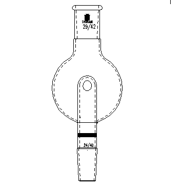 A232250,防溅球,具砂板,上磨口:29/42,下磨口:24/40,250ml