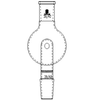 A248250,防溅球,具孔玻板,上磨口:29/42,下磨口:29/42,250ml