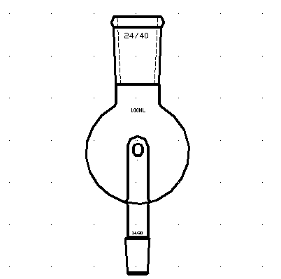 A282414,防溅球,上磨口:24/40,下磨口:14/20,100ml