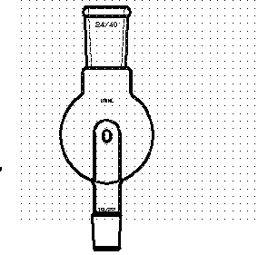 A282419,防溅球,上磨口:24/40,下磨口:19/22,100ml