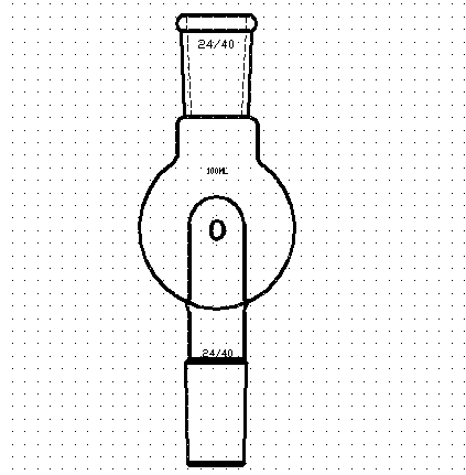 A282424,防溅球,上磨口:24/40,下磨口:24/40,100ml