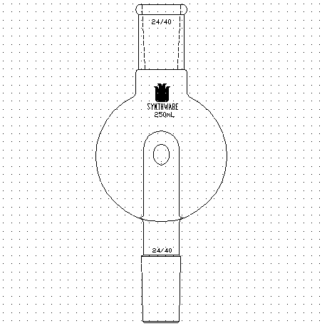 A284250,防溅球,上磨口:24/40,下磨口:24/40,250ml