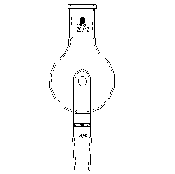 A472250,防溅球,具多孔板及回流孔,29/42-24/40,250ml