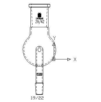 A472919,防溅球,具多孔板及回流孔,29/42-19/22,100ml