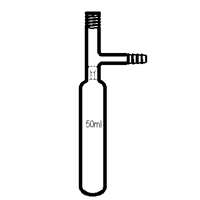 F580050,溶剂储存瓶(SCHLENK),50ml,管外径×总高:28×140mm,0-4mm高真空