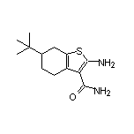 2-氨基-6-(叔丁基)-4,5,6,7-四氢苯并[b]噻吩-3-甲酰胺