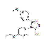 4-(4-乙氧基苯基)-5-(4-甲氧基苯基)-4H-1,2,4-三唑-3-硫醇