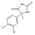 5-(3-氯-4-氟苯基)-5-甲基咪唑烷-2,4-二酮