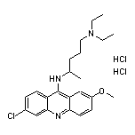 [4-[(2-甲氧基-6-氯吖啶-9-基)氨基]戊基]二乙胺二盐酸盐