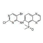 [6-[(5-溴-2-氯-4-嘧啶基)氨基]-5-喹喔啉基]二甲基氧化膦