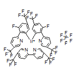 (OC-6-33)-[5,5′-双(三氟甲基)-2,2′-联吡啶-κN1,κN1′]双[3-氟-5-(三氟甲基)-2-[5-(三氟甲基)-2-吡啶基-κN]苯基-κC]铱六氟磷酸盐