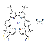 (OC-6-33)-[4,4′-双(三氟甲基)-2,2′-联吡啶-kN1,kN1′]双[5-(1,1-二甲基乙基)-2-[4-(1,12-二甲基乙基)-2-吡啶-kN]苯基kC]铱六氟磷酸盐