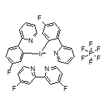 双[5-氟-2-(2-吡啶基-κN)苯基-κC](4,4’-二氟-2,2’-联吡啶-κN1,κN1’)铱六氟磷酸盐