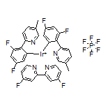 (4,4’-二氟-2,2’-联吡啶-κN1,κN1’)双[3,5-二氟-2-(5-甲基-2-吡啶基-κN)苯基-κC]铱六氟磷酸盐