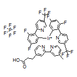 双[2-(2,4-二氟苯基)-5-三氟甲基吡啶] [4,4’-甲基丙酰基-2,2’-联吡啶]铱六氟磷酸盐