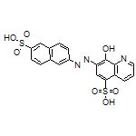 8-羟基-7-((6-磺酸基萘-2-基)偶氮)喹啉-5-磺酸